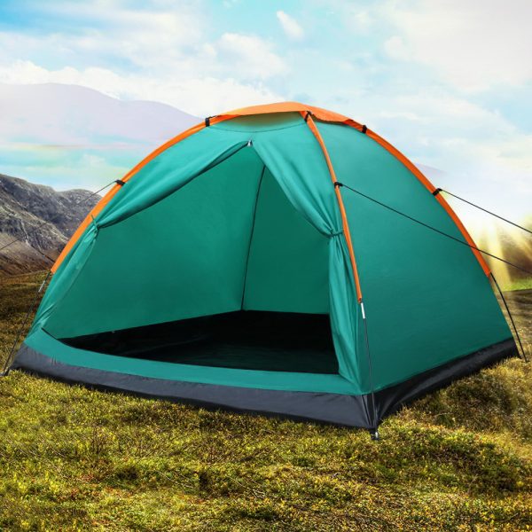 Bestway Camping Tent Family Hiking Canvas Beach Tent Three Person ...